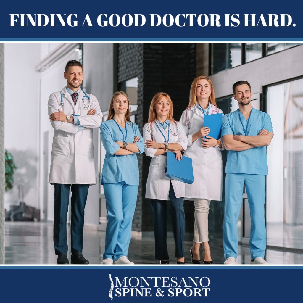 Finding a good doctor is hard.